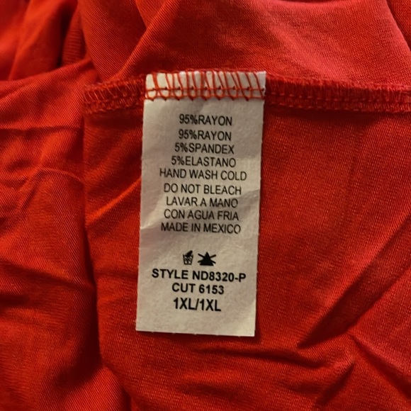 Women’s Red Crochet Maxi Dress - Picture 5 of 9